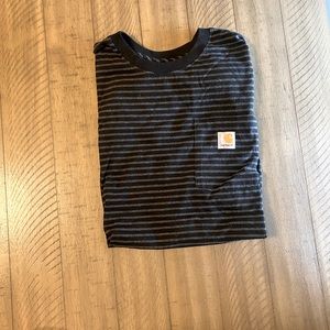 Striped Carhartt tee size XL